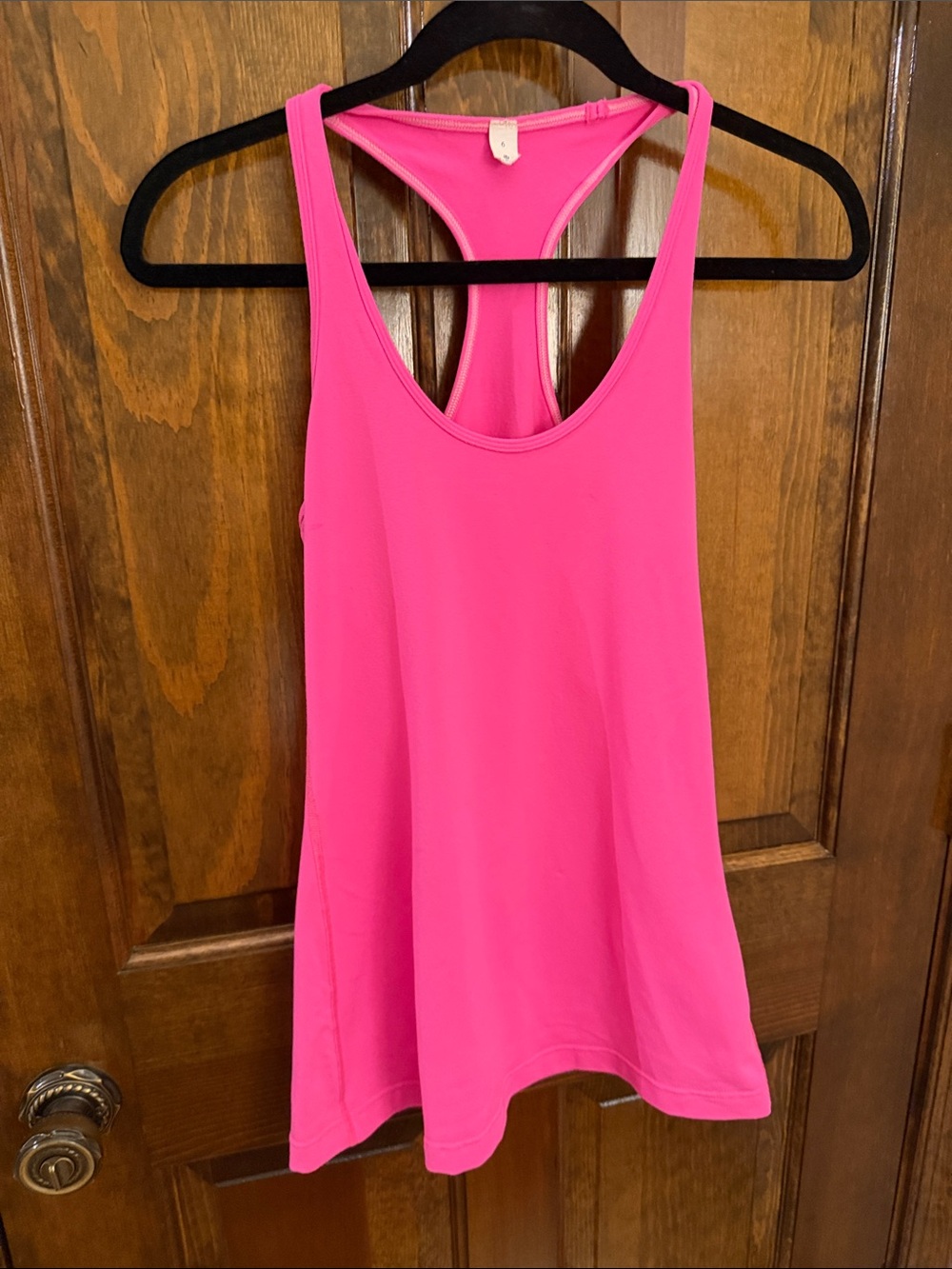EUC Women’s Lululemon Pink Cool Racerback Tank Top- Size 6